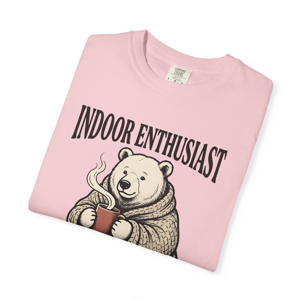 Bear Latte Shirt Funny Shy Gift Women Retro Tee Coffee T-Shirt Humor Fan Vintage Tshirt Introvert Graphic Doodle Throw Tshirt