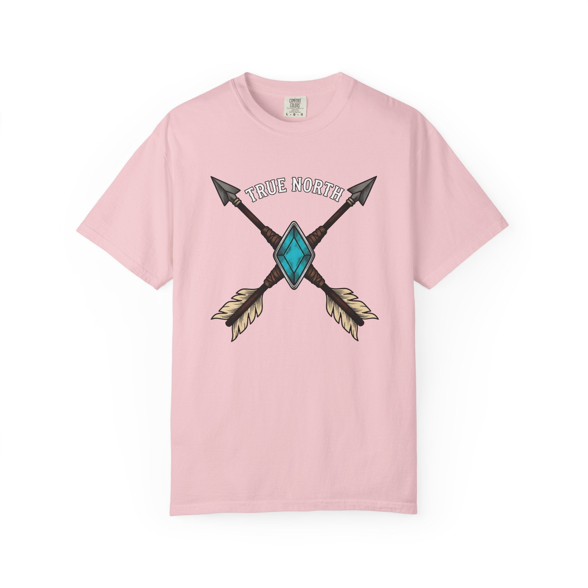 Crossed Arrows Shirt Boho Chic Exploration Gift Women Line Art Tee Arrow T-Shirt Bohemian Fan Illustrated Tshirt Travel Graphic Hand Drawn