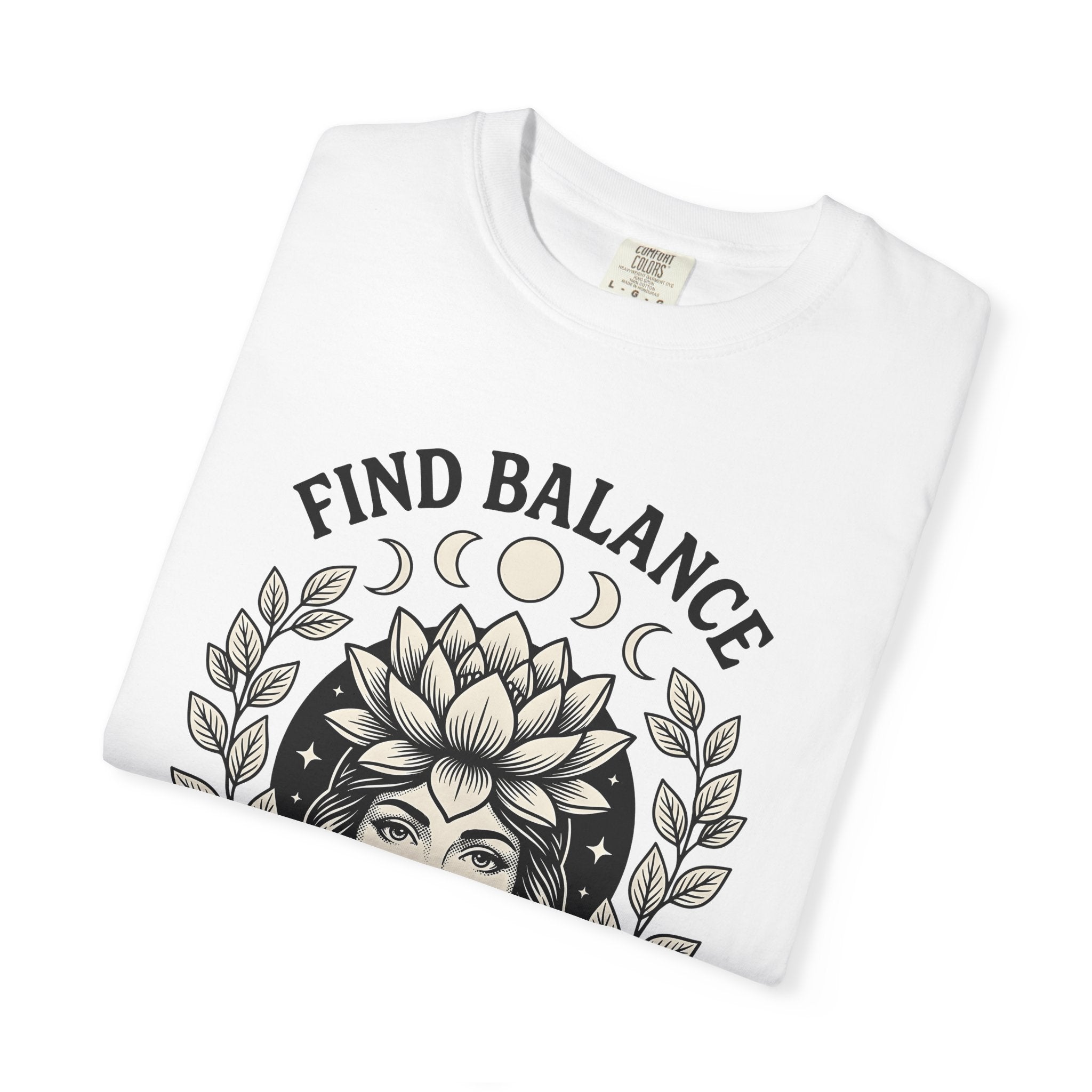 Lotus Bloom Girl Shirt Yoga Wellness Gift Women Earthy Tee Lotus Flower T-Shirt Yogini Enthusiast Bohemian Tshirt Self Care Graphic Rustic