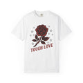 Floral Rose Shirt Cowgirl Cowboy Gift Women Body Art Tee Rose T-Shirt Cowgirl Fan Tattoo Tshirt Rodeo Graphic Aged Star Symbols Tshirt