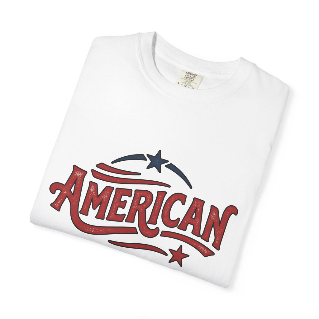 Usa Stars Shirt 4th Of July Freedom Gift Women Shabby Chic Tee American Flag T-Shirt Independence Day Fan Patriotic Tshirt Liberty Graphic