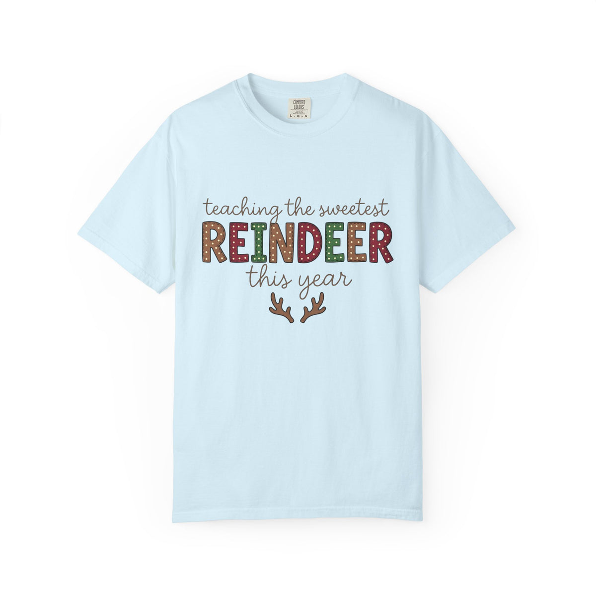 Stag Design Shirt Christmas Classroom Unisex Gift Cartoon Tee Deer T-Shirt Xmas