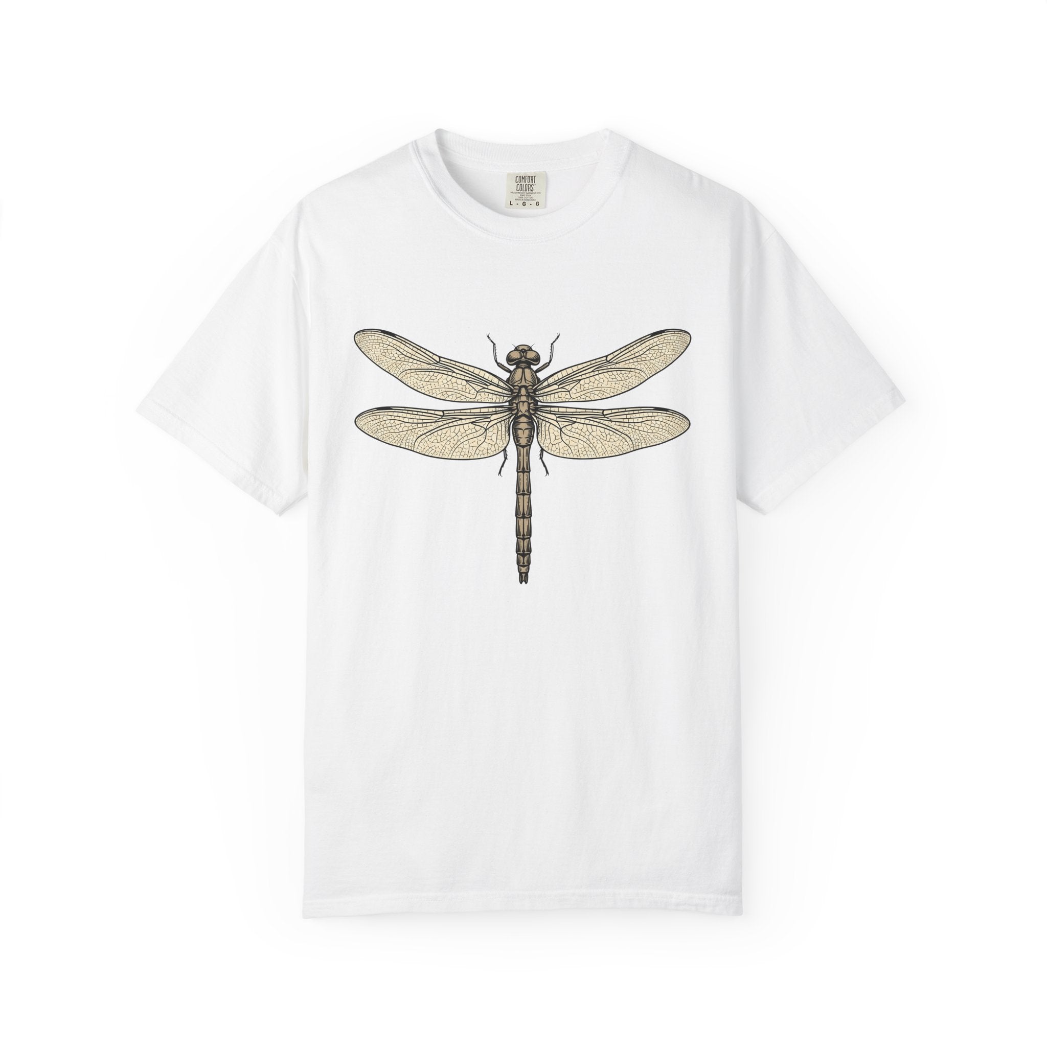 Dragonfly Shirt Insect Wildlife Gift Women Watercolor Tee Damselfly T-Shirt Bug Enthusiast Watercolour Tshirt Nature Graphic Hand Drawn