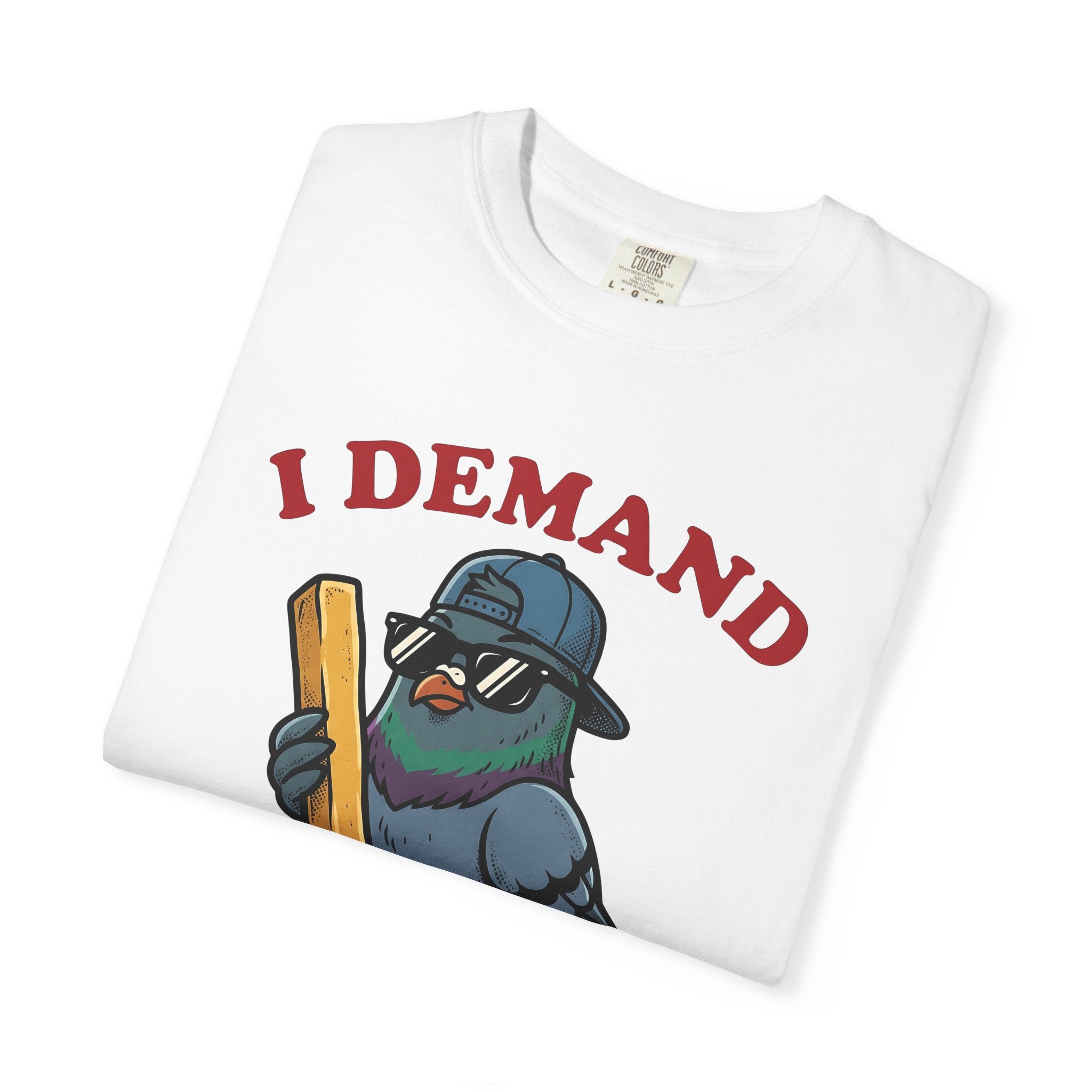 Pigeon Bread Shirt Funny Foodie Gift Women Cartoon Tee Birdseed T-Shirt Humor Fan Comic Tshirt Gourmet Graphic Retro Sunglasses Tshirt