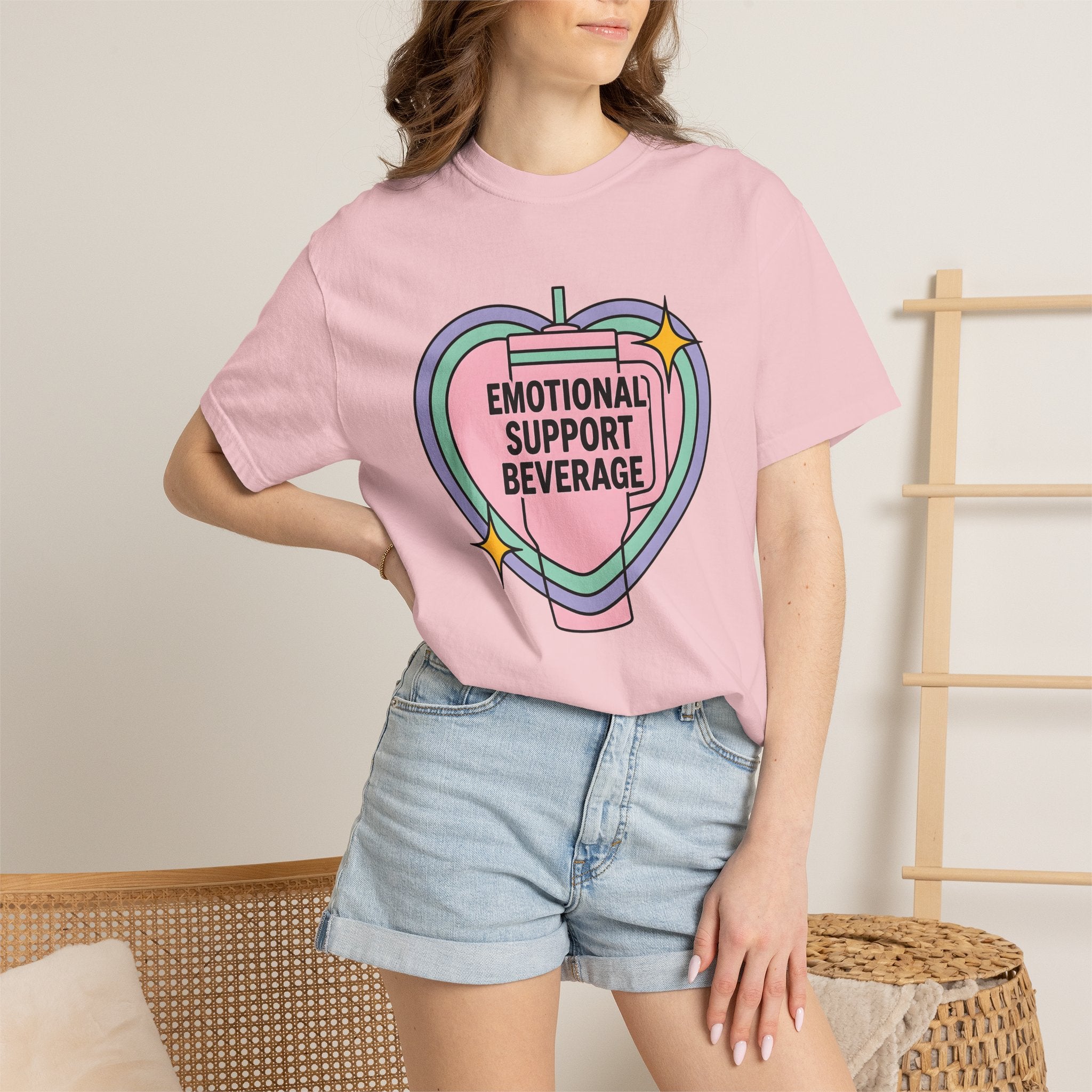 Insulated Cup Shirt Coffee Wellness Gift Women Soft Colors Tee Tumbler T-Shirt Coffee Fan Java Enthusiast Pastel Tshirt Self Care Graphic