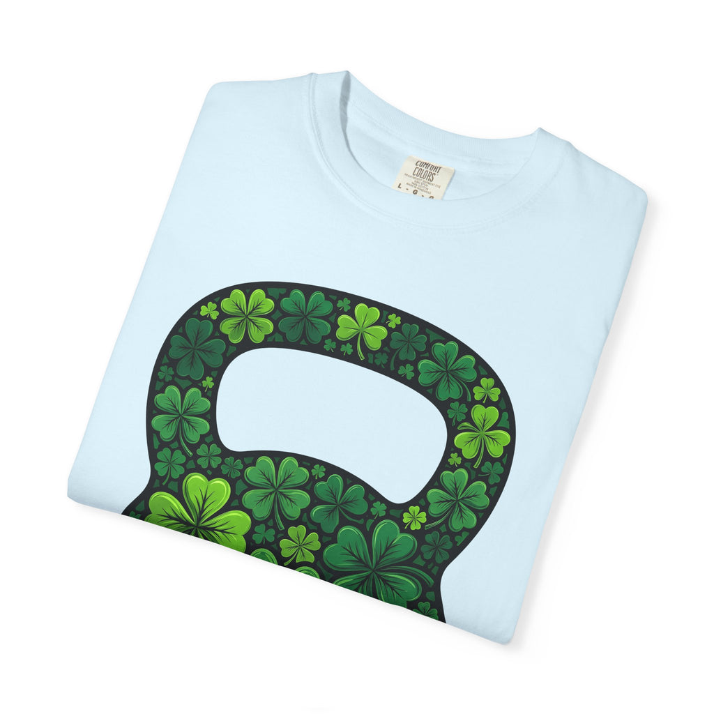 Luck Dumbbell Shirt St Patrick's Day Exercise Gift Women Retro Tee Dumbbell t-shirt Shamrock Fan Vintage Tshirt Fitness Graphic Hand Drawn