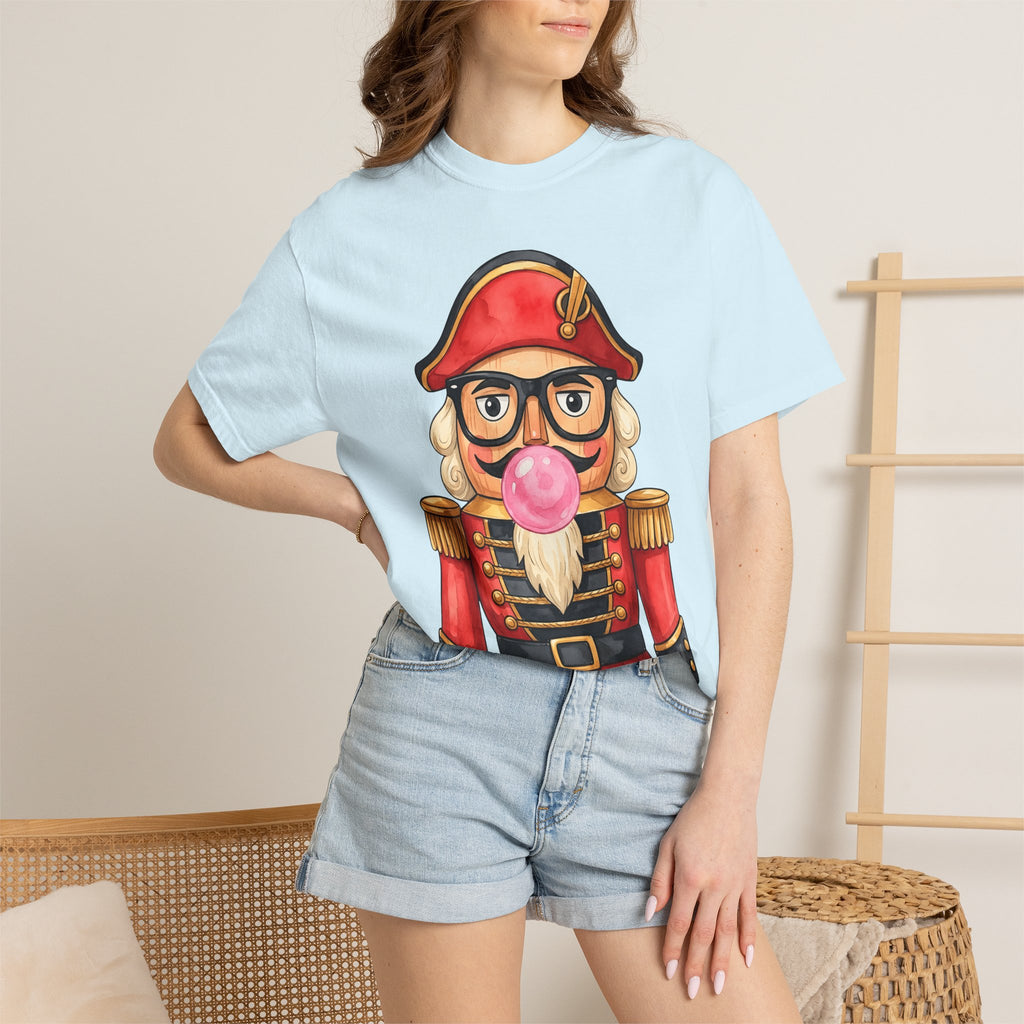 Nutcracker Soldier Shirt Christmas Holiday Gift Women Watercolor Tee Nutcracker T-Shirt Christmas Fan Watercolour Tshirt Seasonal Graphic