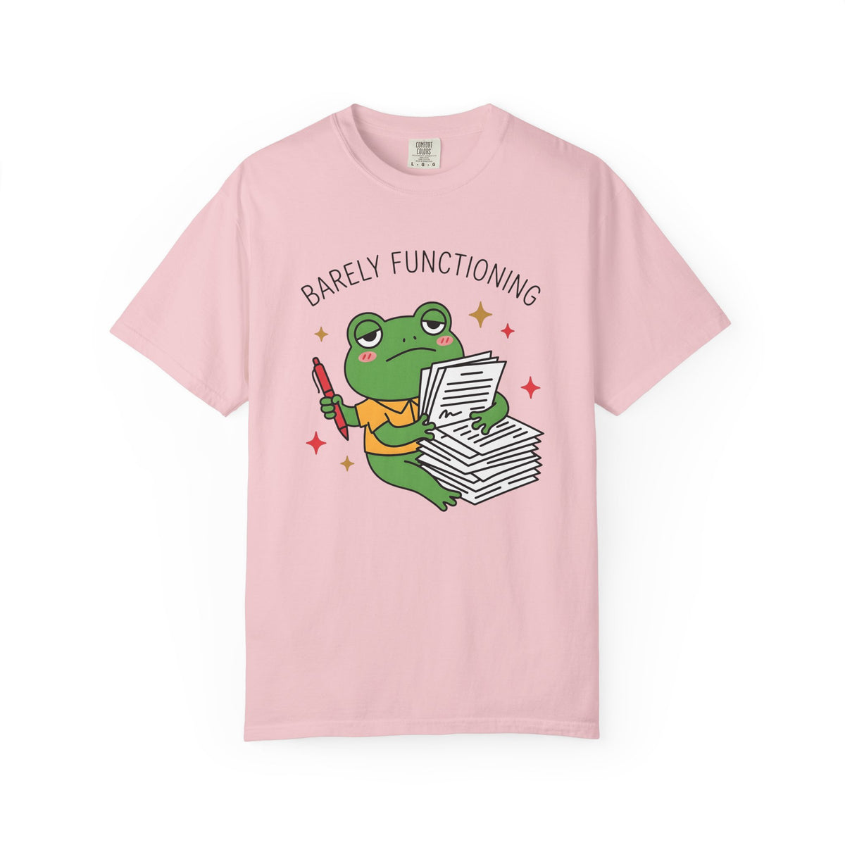 Frog Documents Shirt Teachers Jokes Unisex Gift Cute Tee Document Papers T-Shirt