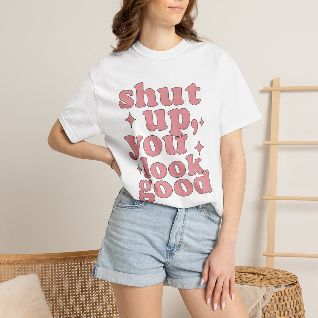 Classic Bold Font Shirt Funny Admiration Gift Women Cute Tee Typography T-Shirt Humor Fan Typography Tshirt Appreciation Graphic Upbeat Star