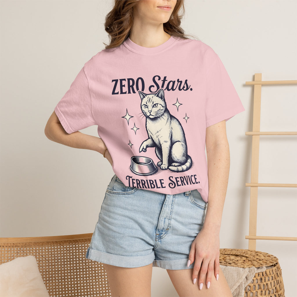 Kitty Art Shirt Cat Satire Gift Women Sketch Tee Cat T-Shirt Cat Fan Cat Illustration Graphic Line Art Food Dish Tshirt