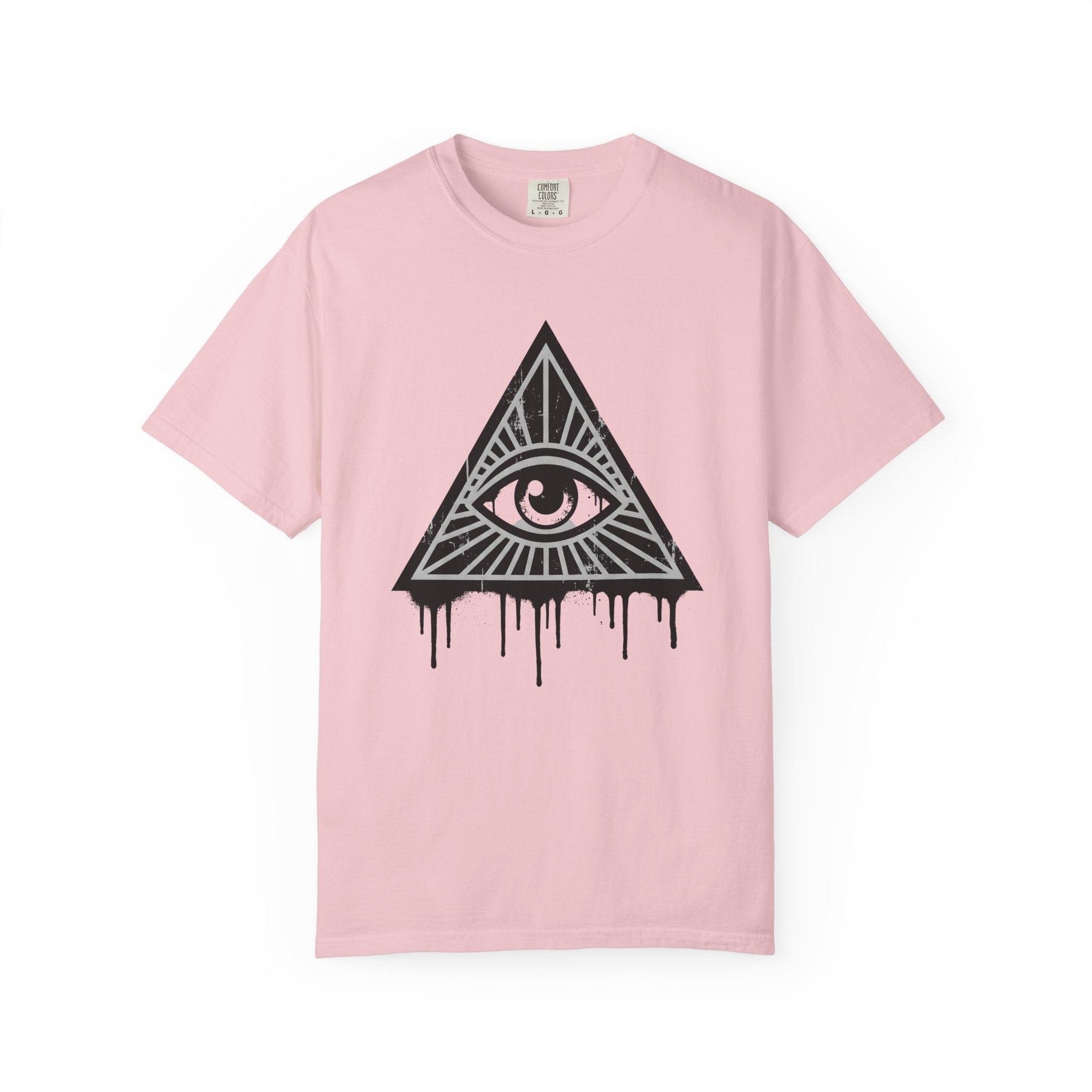 All Seeing Eye Shirt Boho Chic Spiritual Gift Women Grunge Tee Eye Of Providence T-Shirt Bohemian Fan Distressed Tshirt Mystical Graphic