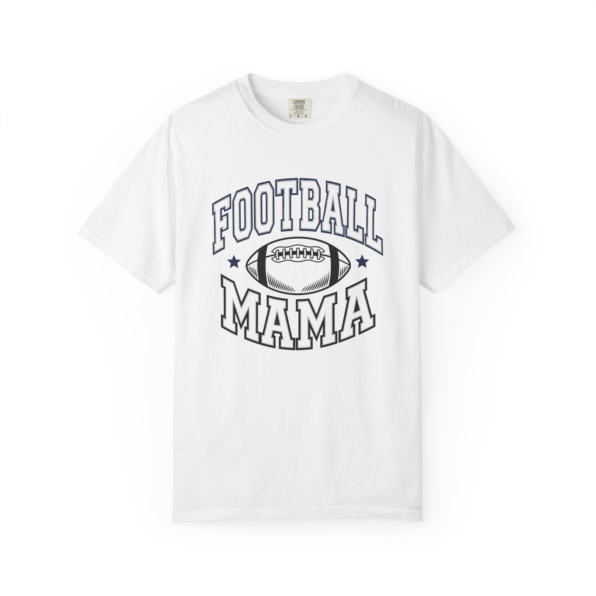 Soccer Ball Shirt Moms Athletics Gift Women Modern Tee Football T-Shirt Soccer Mom Sports Fan Contemporary Tshirt Athlete Graphic Retro Star
