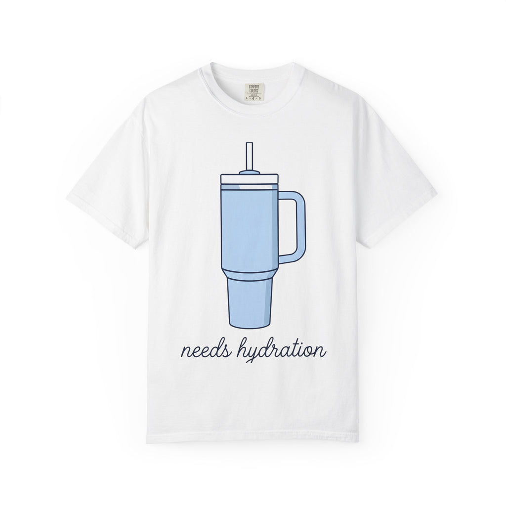 Hydration Bottle Shirt Drinks Lifestyle Gift Women Basic Tee Water Bottle T-Shirt Beverage Fan Water Bottle Tshirt Lifestyle Graphic Trendy