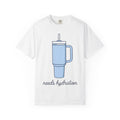 Hydration Bottle Shirt Drinks Lifestyle Gift Women Basic Tee Water Bottle T-Shirt Beverage Fan Water Bottle Tshirt Lifestyle Graphic Trendy