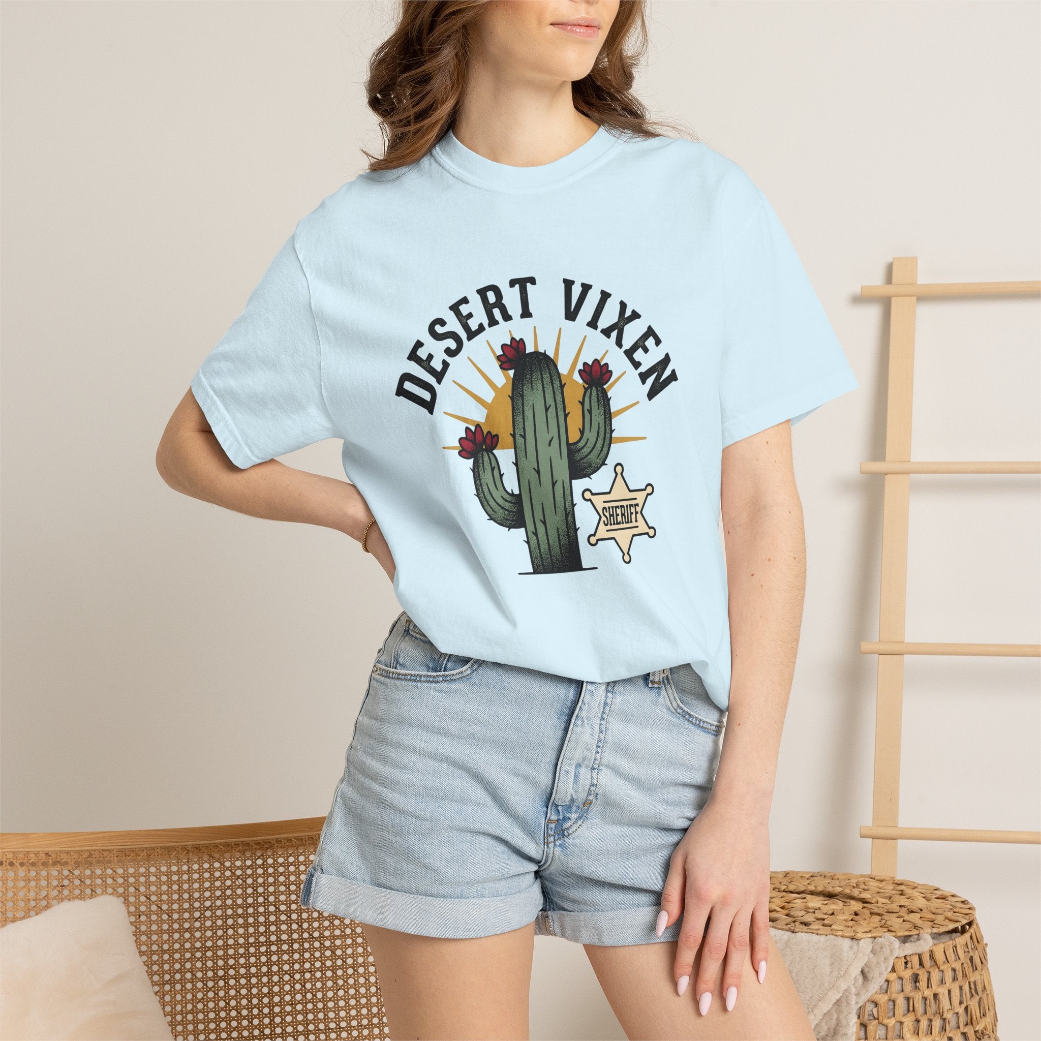 Succulent Art Shirt Cowgirl Wilderness Gift Women Country Tee Succulent T-Shirt Cowgirl Fan Rustic Tshirt Outdoor Graphic Classic Sheriff