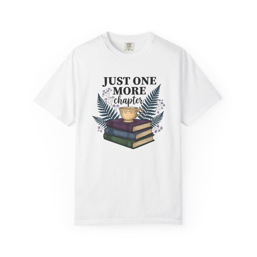 Stacked Books Teacup Shirt Boho Chic Reading Gift Women Botanical Tee Book Stack T-Shirt Bohemian Fan Floral Tshirt Bookworm Graphic Vintage