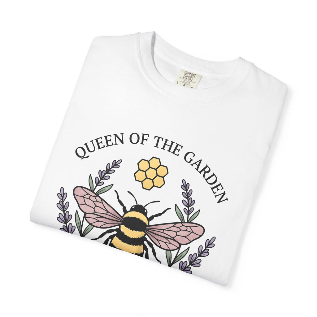 Honeybee Art Shirt Boho Chic Environment Gift Women Garden Tee Bee Art T-Shirt Bohemian Fan Botanical Tshirt Eco Graphic Hand Drawn Herb
