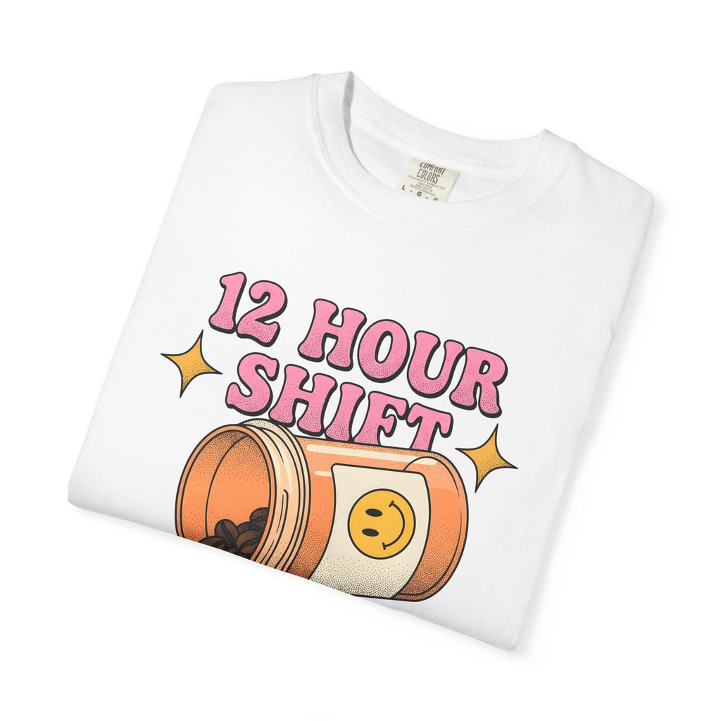 Coffee Beans Container Shirt Nurses Latte Gift Women Old School Tee Coffee Canister T-Shirt Nurse Enthusiast Vintage Tshirt Cappuccino