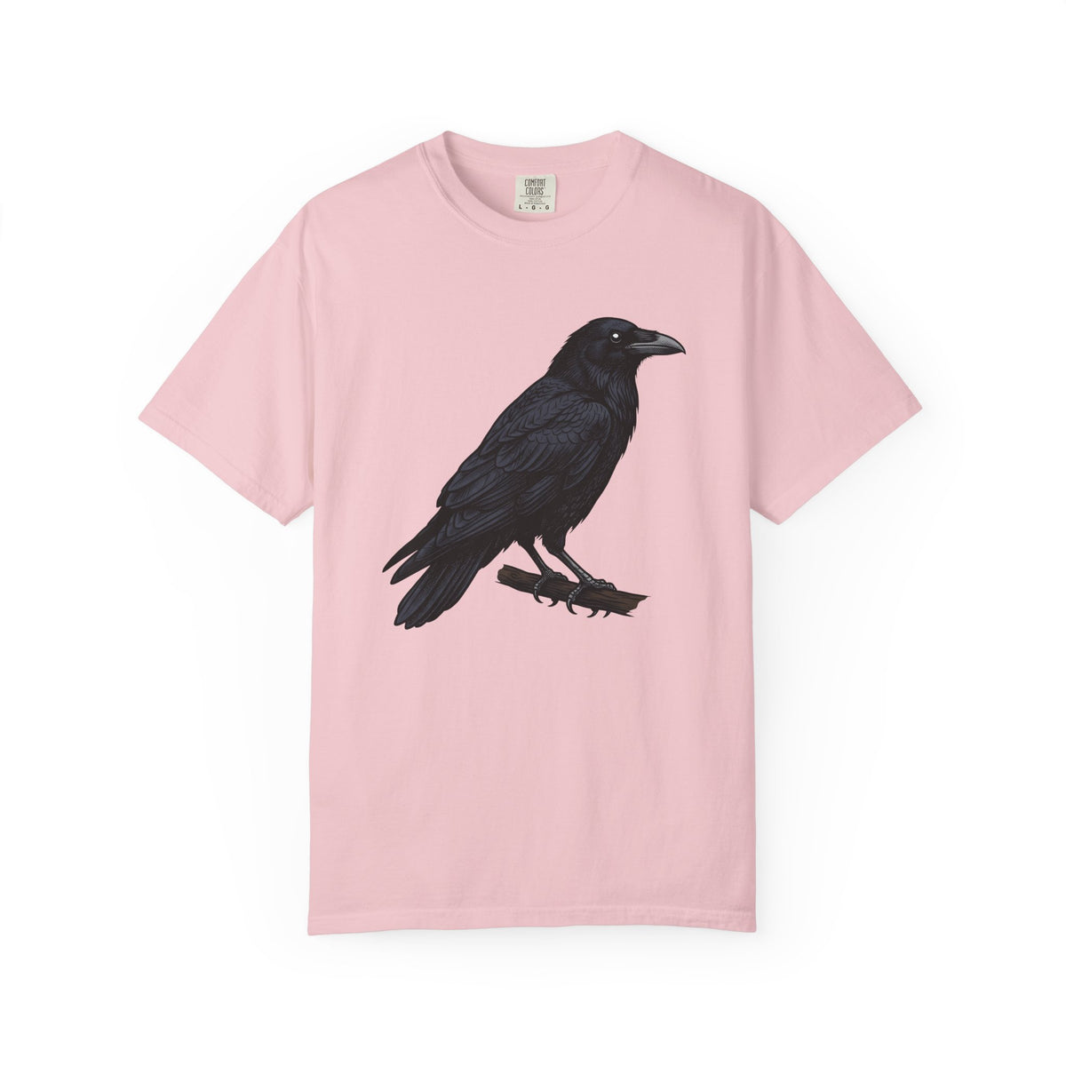 Raven Bird Shirt Halloween Wildlife Gift Women Macabre Tee Crow T-Shirt Horror Fan Dark Art Tshirt Animal Graphic Old School Limb Tshirt