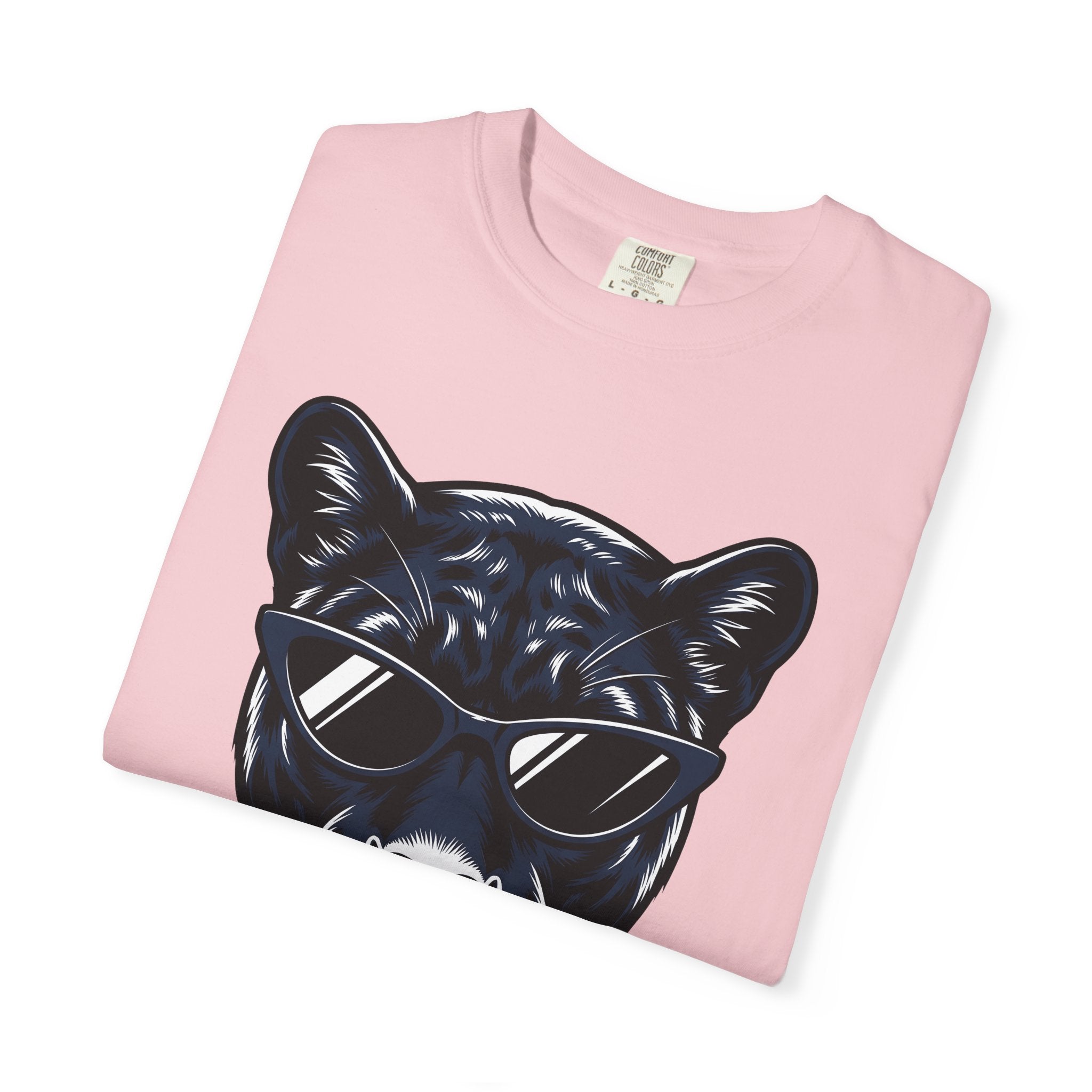 Panther Sunglasses Shirt Animals Fashion Gift Women Bold Graphic Tee Shades T-Shirt Wildlife Fan Cool Tshirt Style Graphic Retro Eyewear