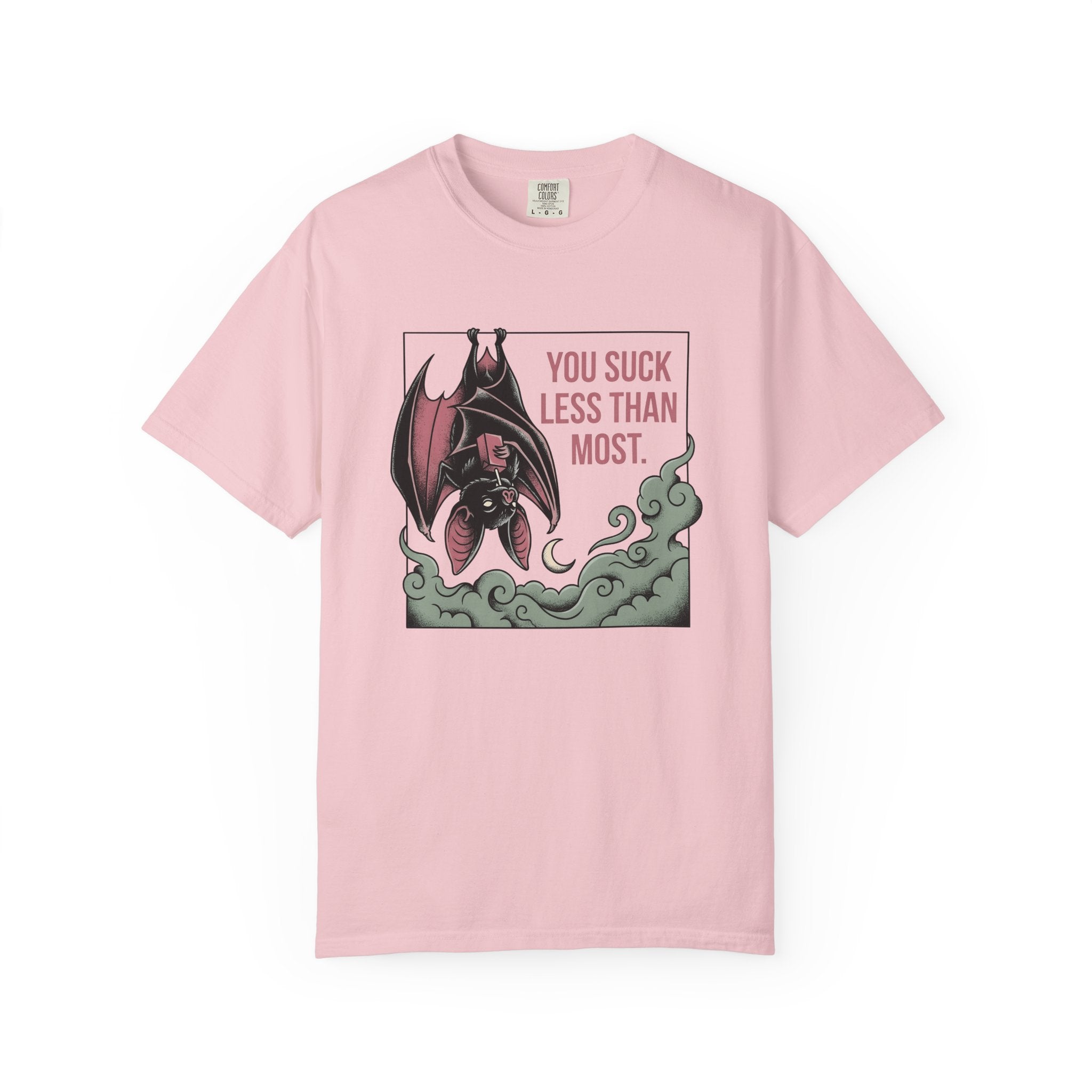 Bat Art Shirt St. Valentine's Day Alternative Gift Women Old School Tee Bat T-Shirt Valentine Fan Retro Tshirt Goth Graphic Classic Lunar