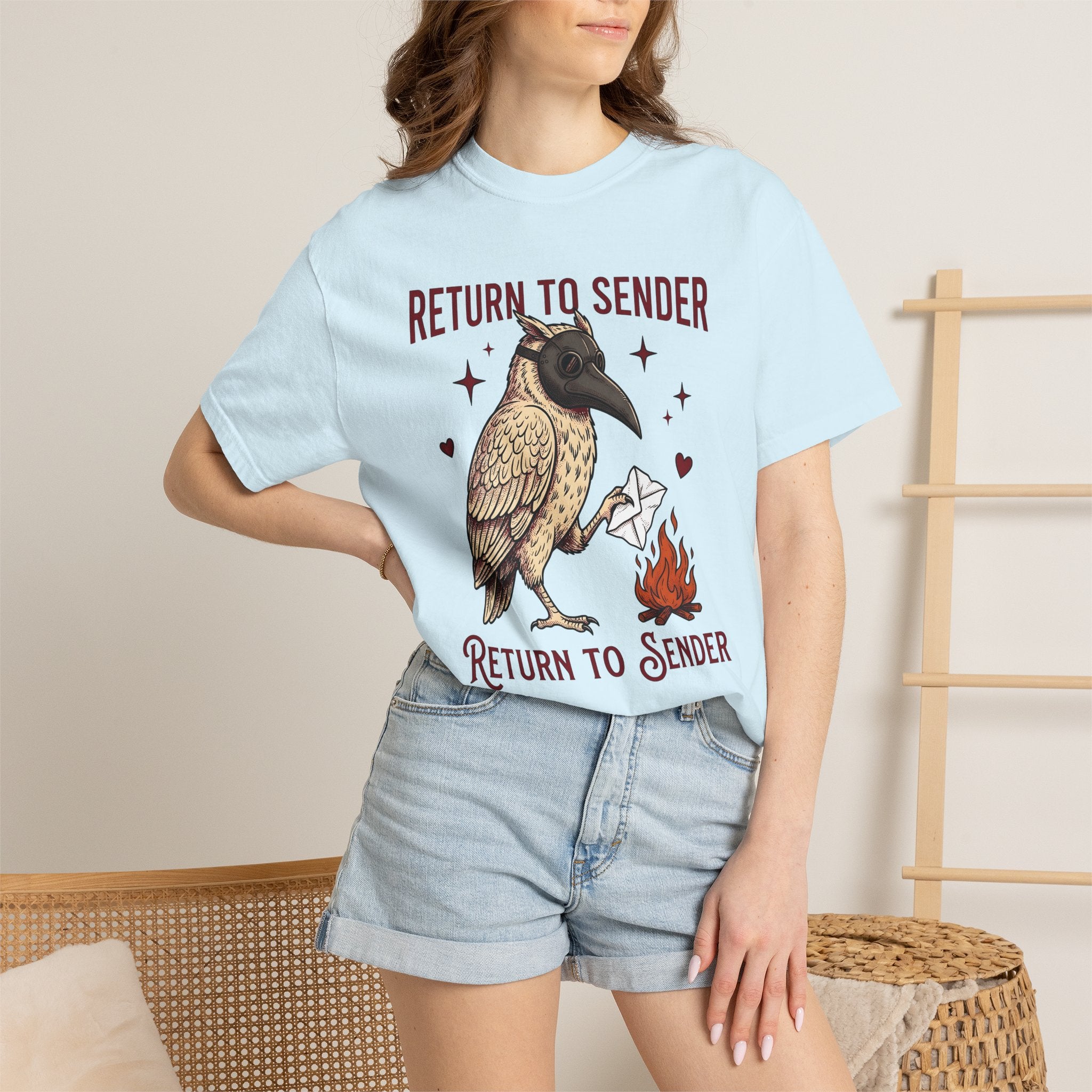 Plague Doctor Bird Shirt St. Valentine's Day Gothic Gift Women Tattoo Tee Beakbird T-Shirt Valentine Fan Traditional Tshirt Dark Graphic