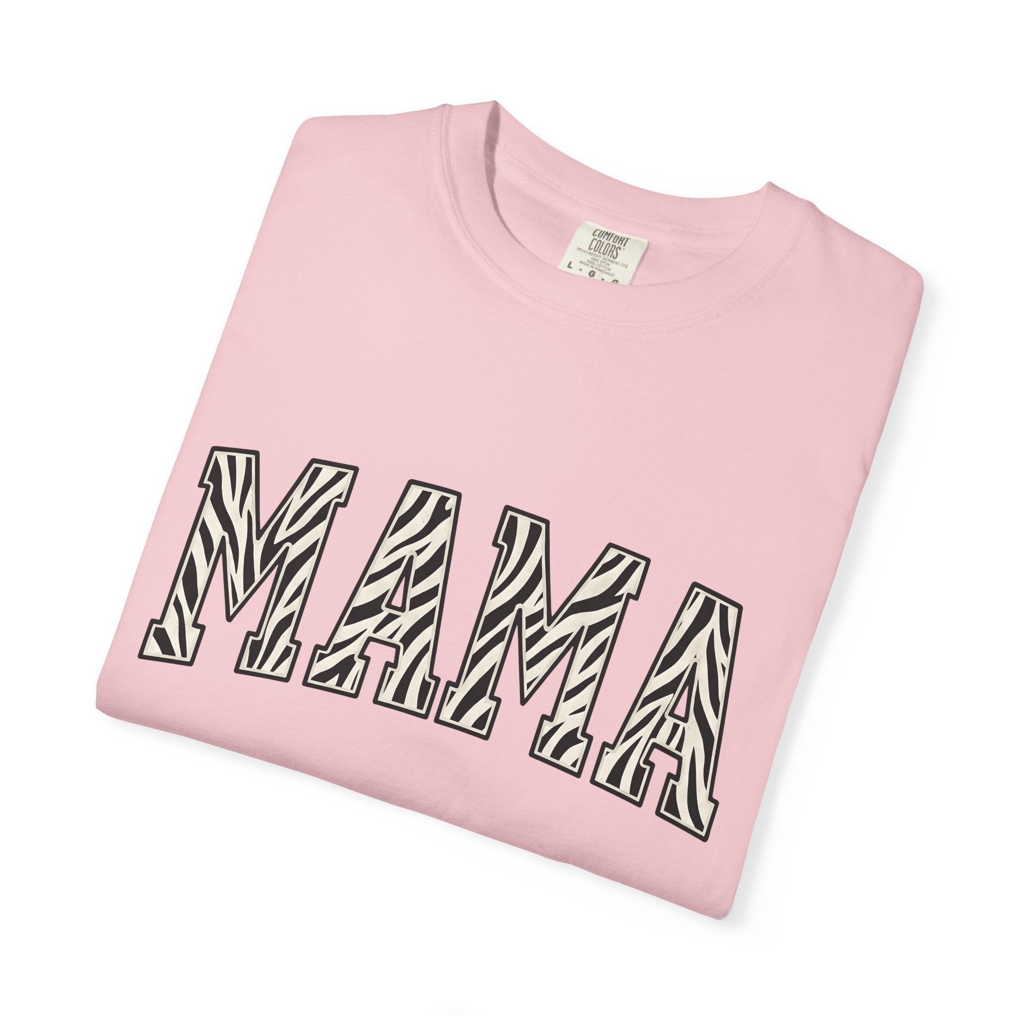 Striped Animal Text Shirt Moms Creatures Gift Women Thick Tee Animal Print T-Shirt Motherhood Fan Vintage Tshirt Wildlife Graphic Old School