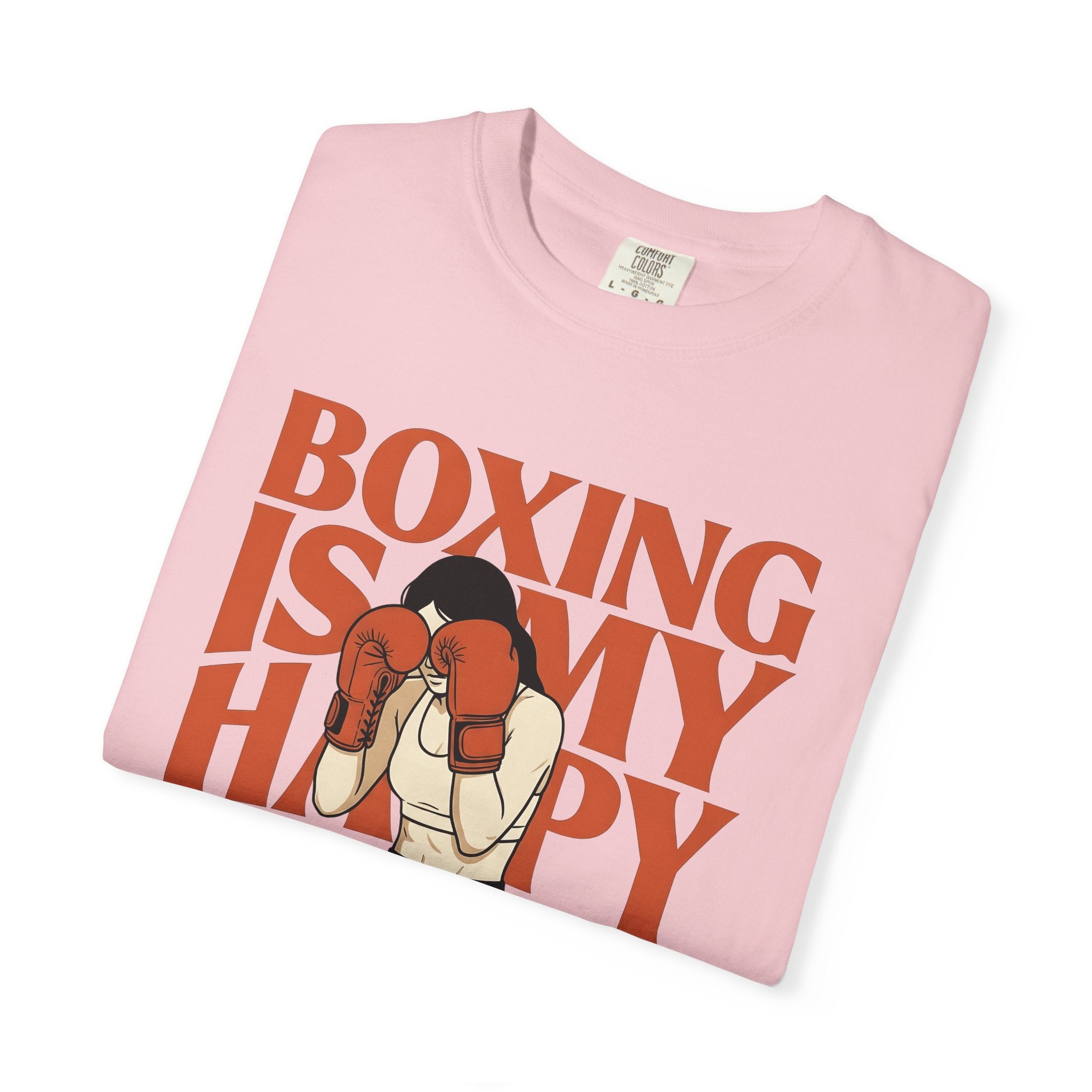Woman Boxer Shirt Boxing Exercise Gift Women Graphic Design Tee Female Fighter T-Shirt Boxing Fan Fitness Tshirt Workout Graphic