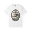 Tri Head Snake Shirt Boho Chic Eerie Gift Women Illustrative Tee Serpent T-Shirt Bohemian Fan Artistic Tshirt Spooky Graphic Sketch Ornate
