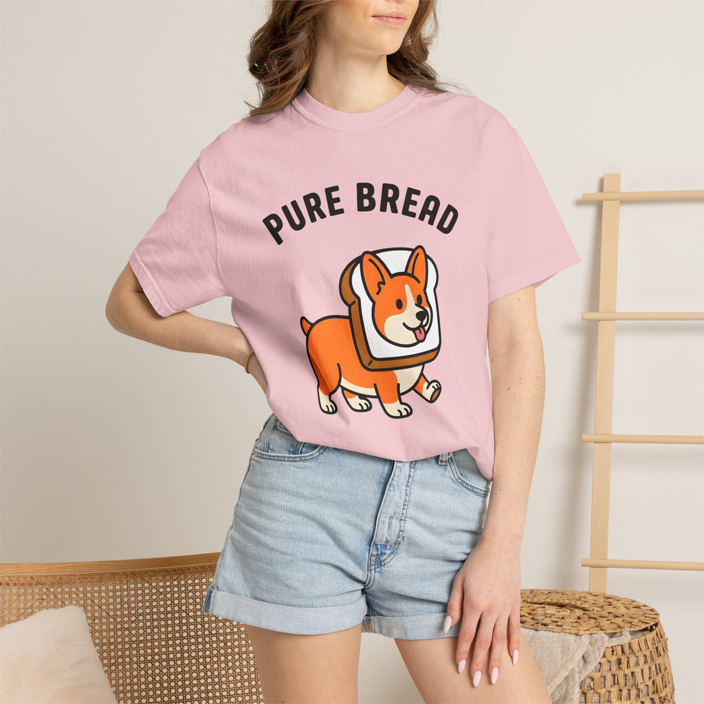 Corgi Bread Shirt Funny Dog Gift Women Cartoon Tee Corgi T-Shirt Humor Fan Comic Tshirt Canine Graphic Kawaii Sandwich Tshirt