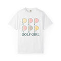 Golf Clubs Shirt Golf Fitness Gift Women Modern Tee Golf Clubs T-Shirt Golfer Enthusiast Contemporary Tshirt Workout Graphic Classic Light