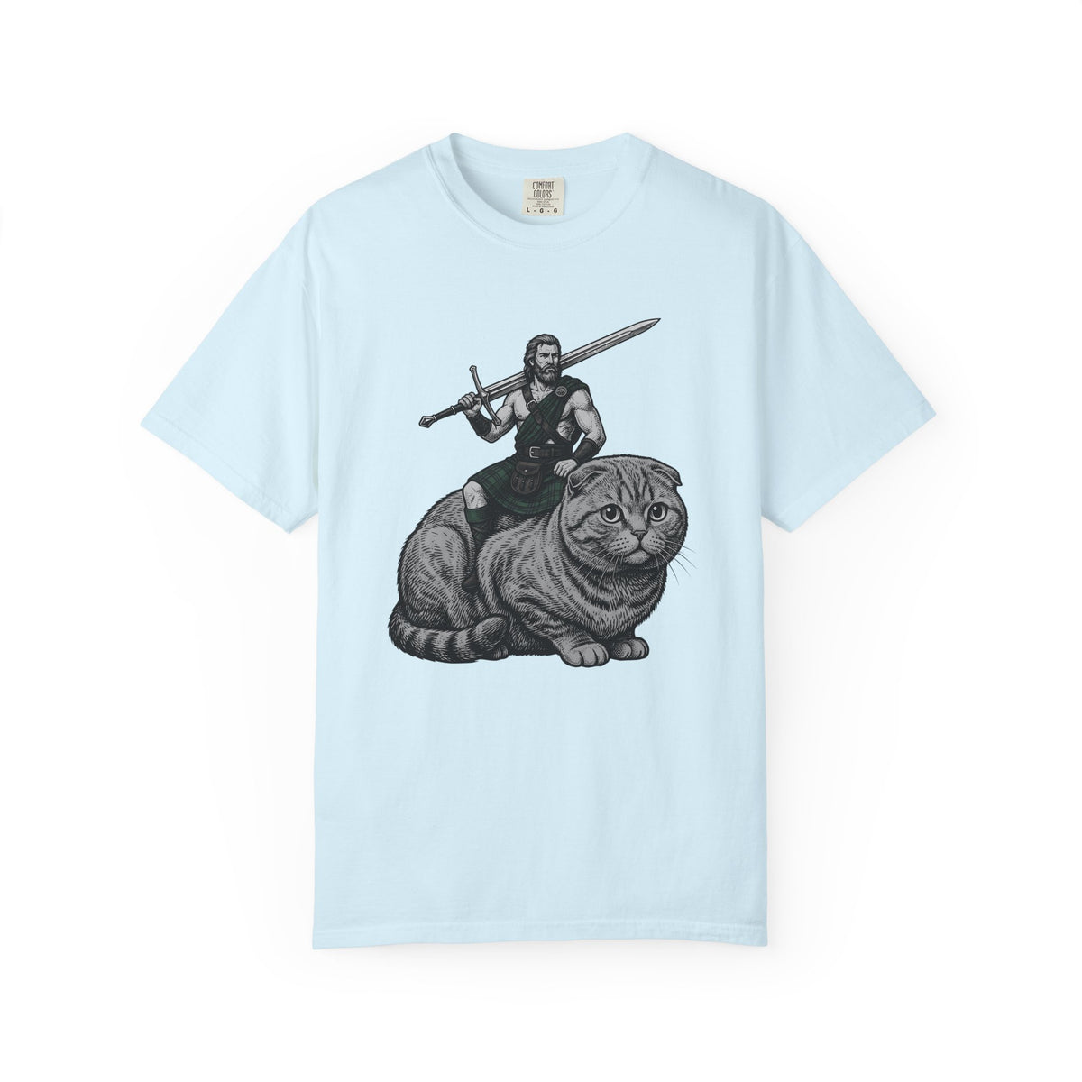 Warrior Cat Shirt Cat Fantasy Unisex Gift Vintage Tee Feline T-Shirt Cat Fan