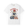 Popsicle Figure Shirt 4th Of July Freedom Gift Women Graphic Tee Ice Pop T-Shirt Patriot Fan Graphic Tshirt Liberty Graphic Classic Twinkles