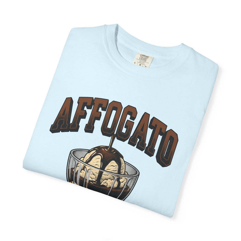 Affogato Treat Shirt Desserts Food Gift Women Retro Tee Gelato T-Shirt Sweets Fan Vintage Tshirt Cuisine Graphic Sketch Coffee Beans Tshirt
