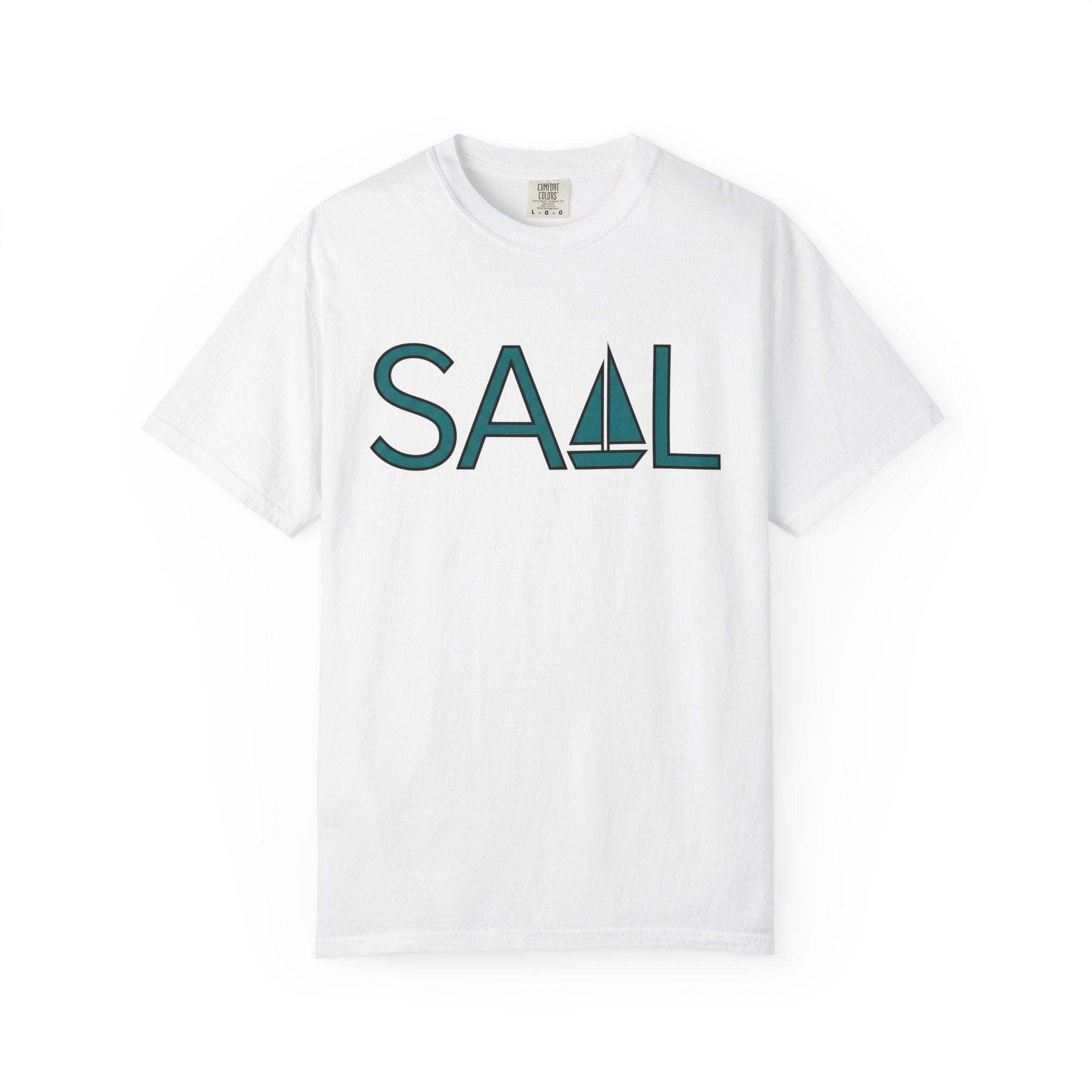 Sailboat Art Shirt Sailing Ocean Gift Women Basic Tee Yacht T-Shirt Sailor Fan Sailing Graphic Sea Design Trendy Boat Tshirt