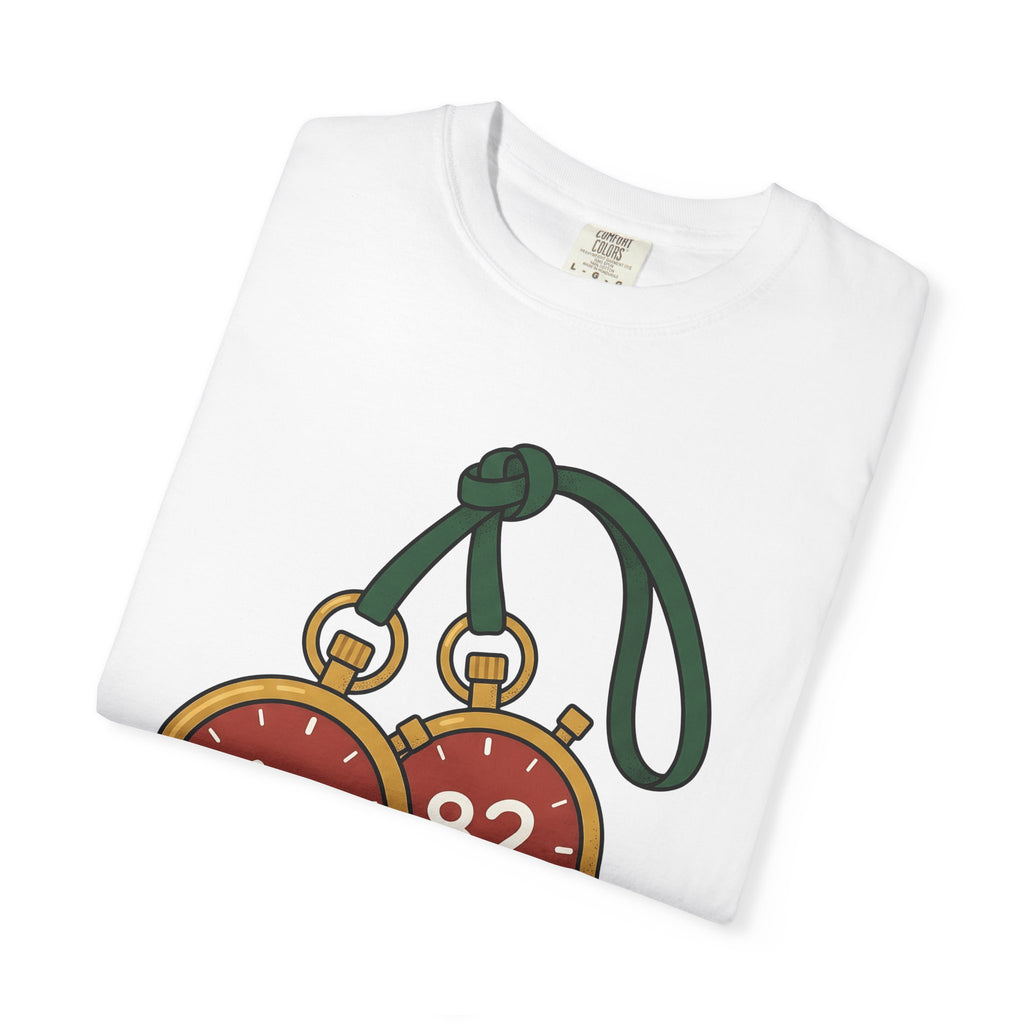 Chronometer Pair Shirt Sports Contender Gift Women Animation Tee Stopwatch T-Shirt Athlete Fan Cartoon Tshirt Challenger Graphic Hand Drawn