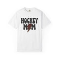 Plaid Lightning Bolt Shirt Hockey Mom Games Gift Women Hand Drawn Tee Tartan Bolt T-Shirt Hockey Mom Fan Illustrated Graphic Tshirt