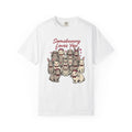 Bunny Group Shirt St. Valentine's Day Animals Gift Women Cute Tee Rabbits T-Shirt Valentine Fan Cute Tshirt Creature Graphic Hand Drawn