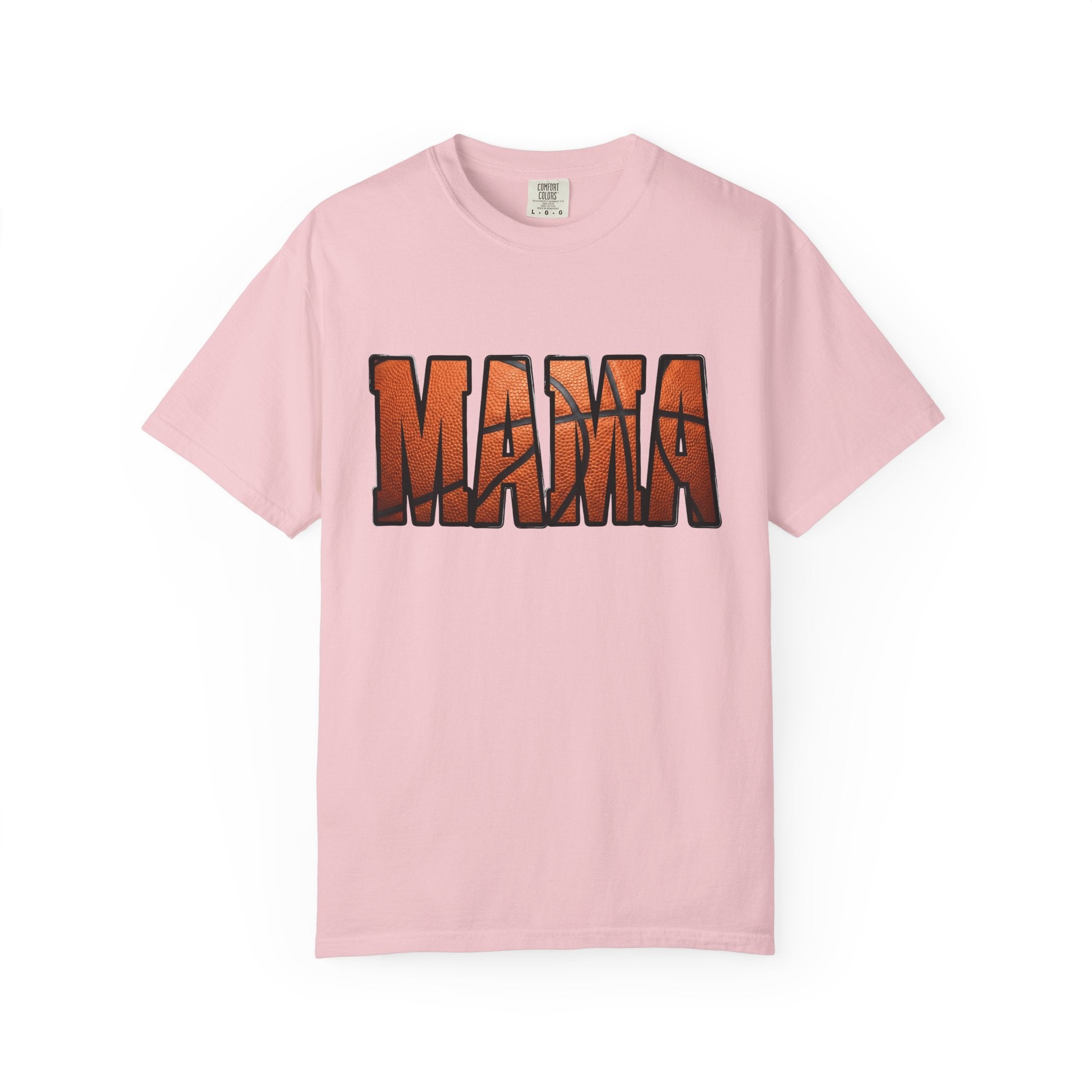 Basketball Texture Letters Shirt Moms Basketball Gift Women Bold Tee Basketball T-Shirt Mom Fan Typography Tshirt Basketball Graphic Vintage