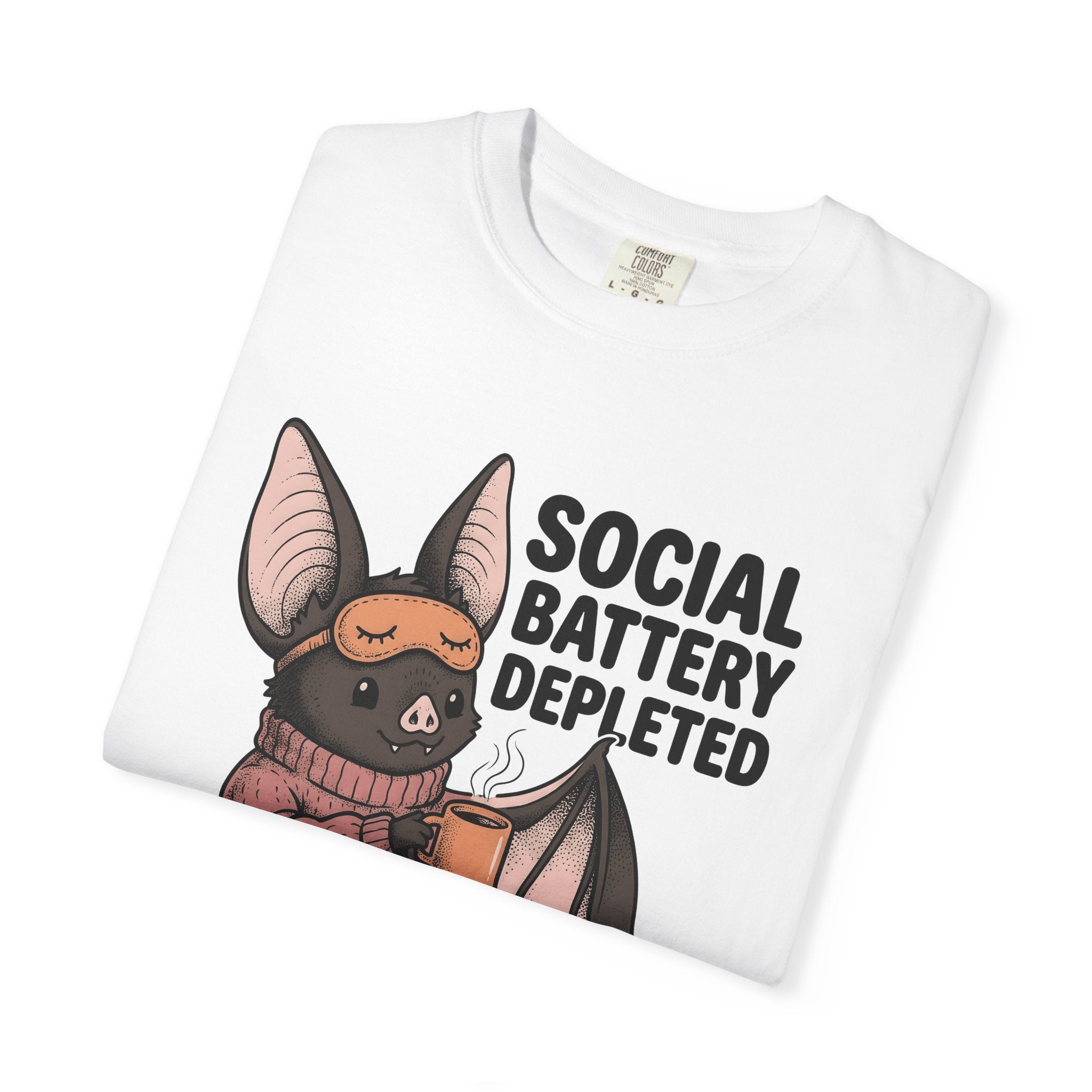 Vampire Coffee Shirt Halloween Character Gift Women Playful Tee Coffee T-Shirt Horror Fan Cartoons Graphic Doodle Pullover Tshirt
