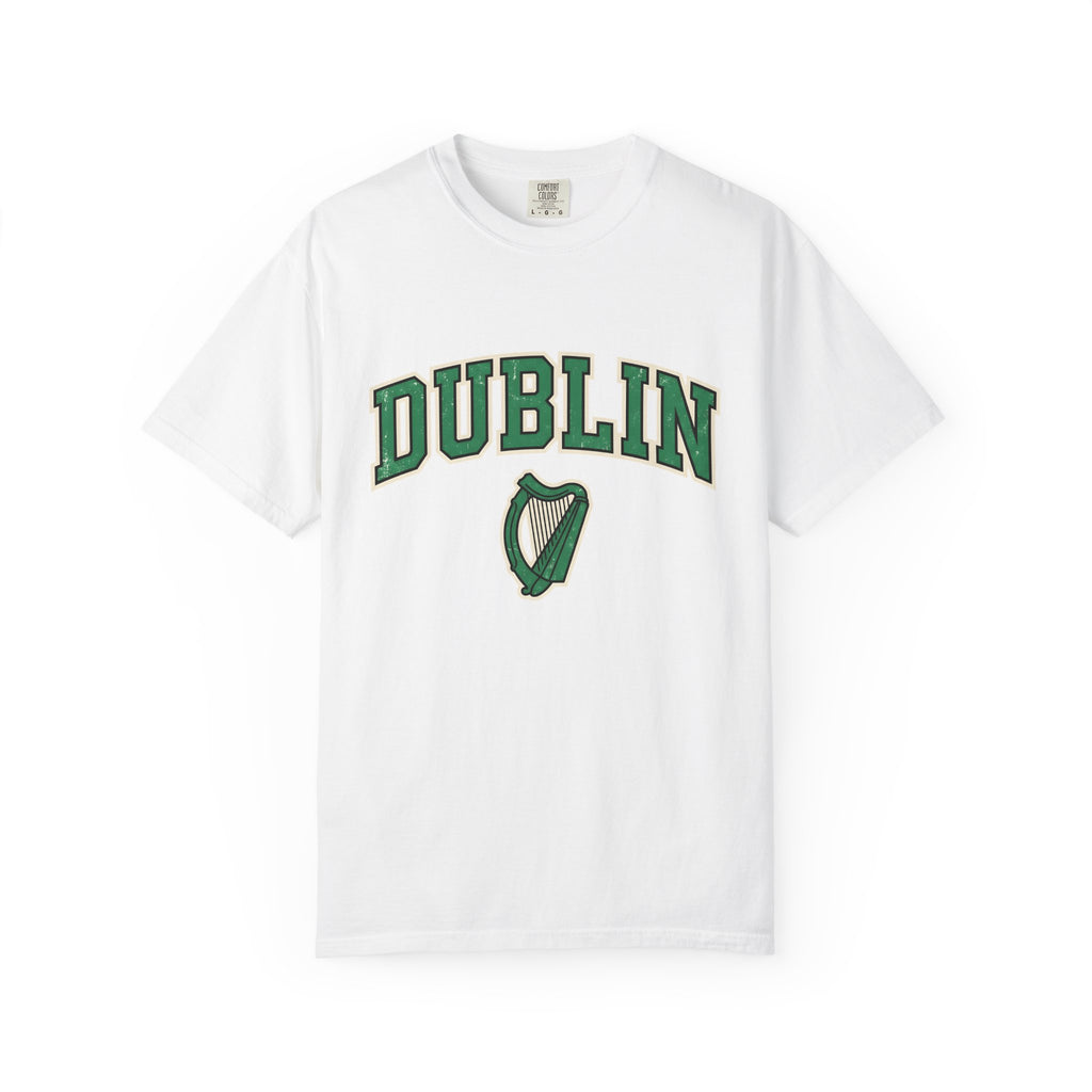 Gaelic Harp Shirt St. Patrick's Day Emerald Isle Gift Women Sports Tee Celtic Harp T-Shirt Patrick's Day Fan Irish Tshirt Irish Graphic