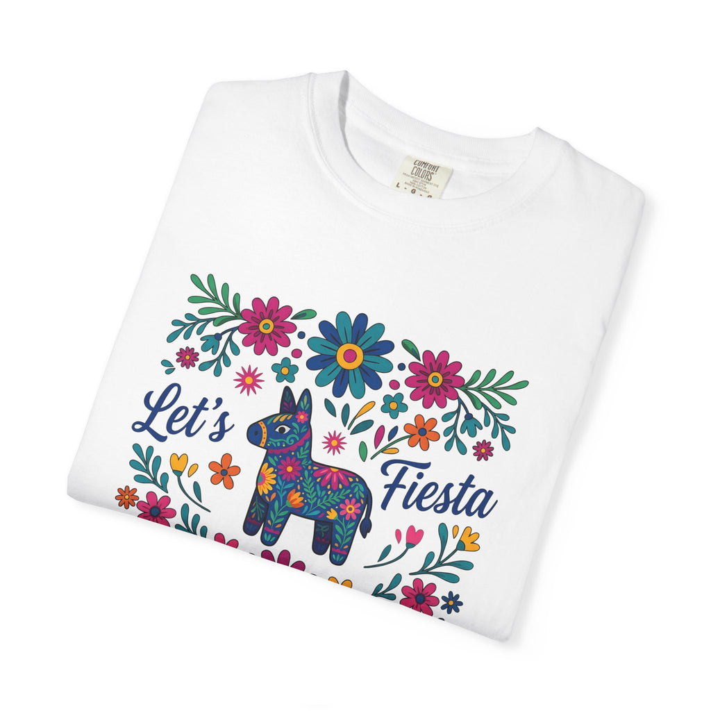 Mule Flower Shirt Fiesta Celebration Gift Women Traditional Tee Flower T-Shirt Party Fan Vintage Tshirt Festive Graphic Bold Bright Blossoms