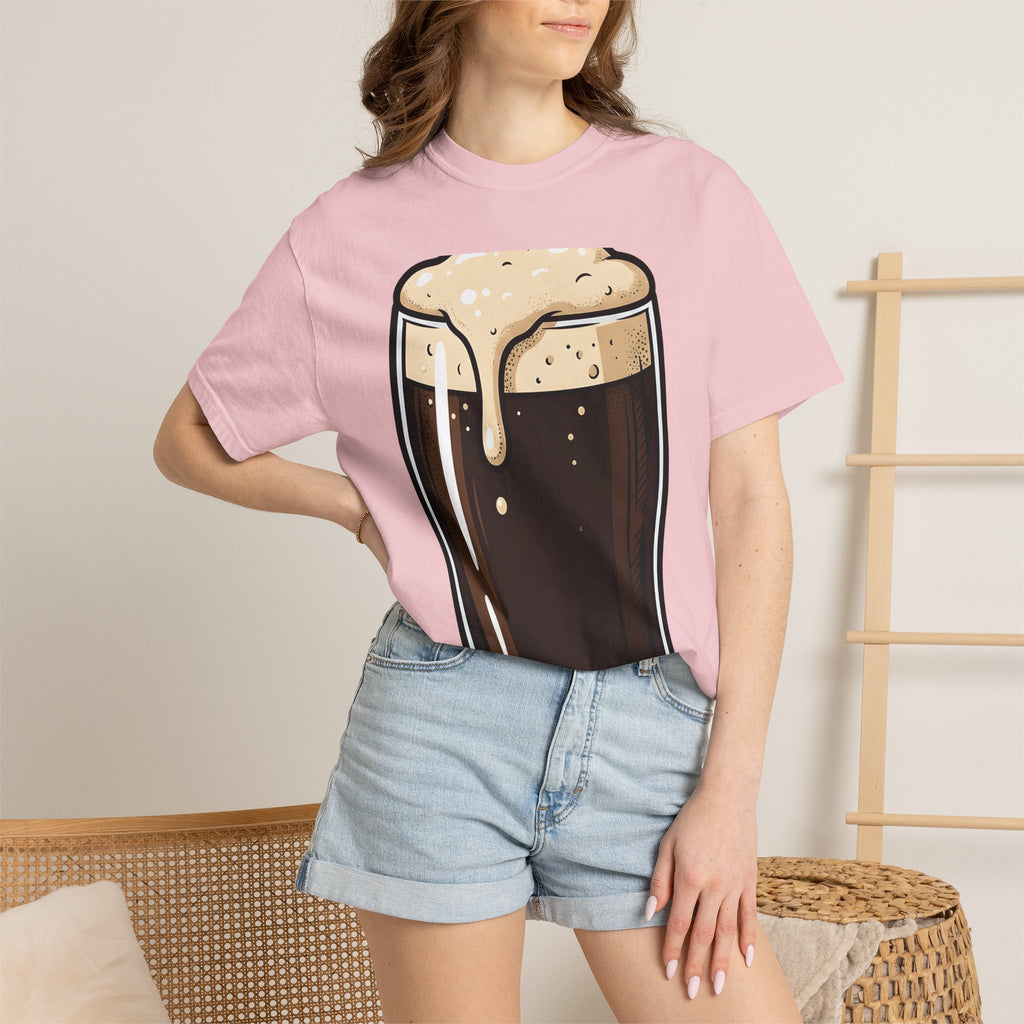 Pint Beer Shirt St Patrick's Day Beer Gift Women Cartoon Tee Ale T-Shirt St Patricks Fan Comic Tshirt Brewery Graphic Vintage Foam Tshirt