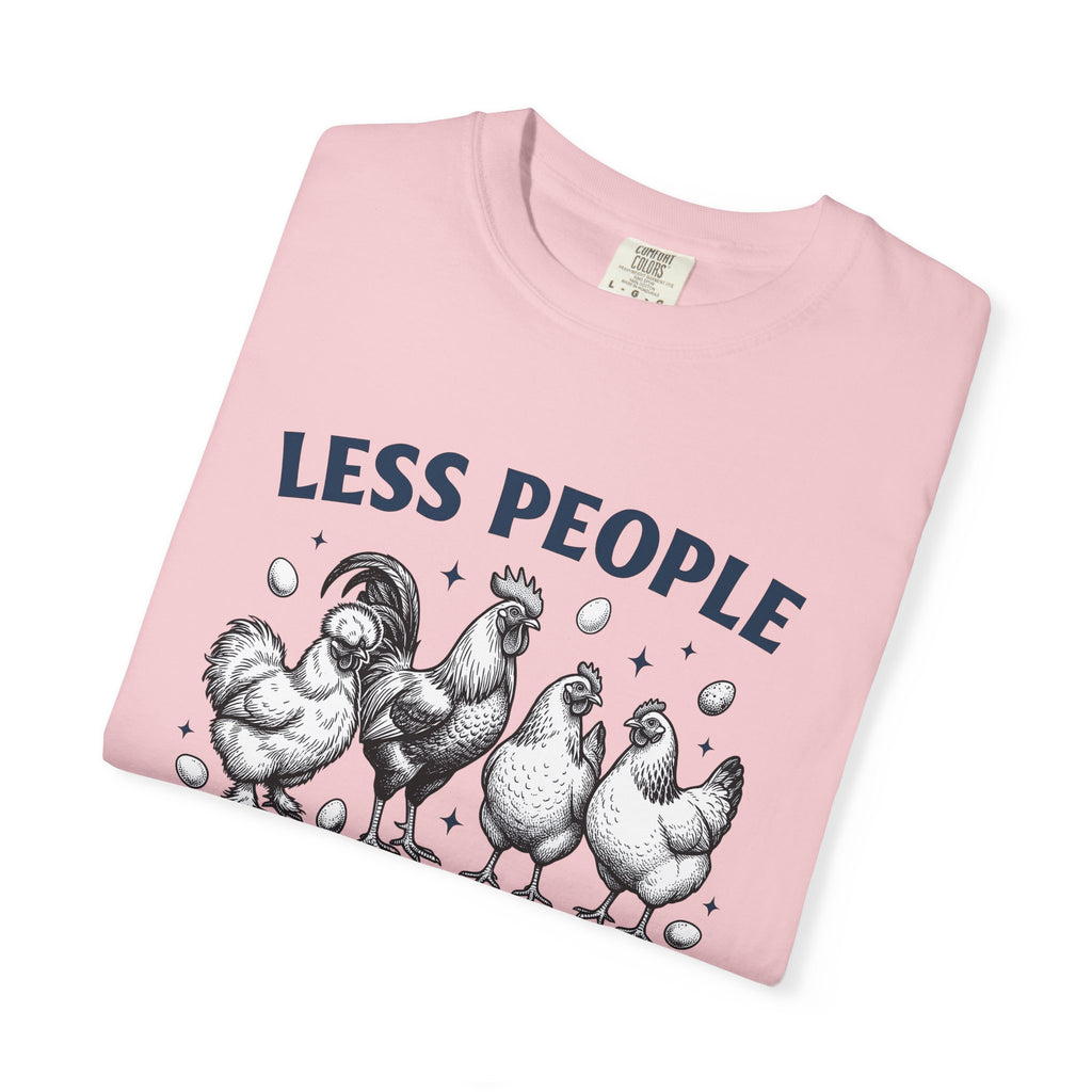 Chicken Group Shirt Chicken Farm Gift Women Hand Drawn Tee Flock T-Shirt Poultry Fan Hen Tshirt Ranch Graphic Vintage Eggs Tshirt