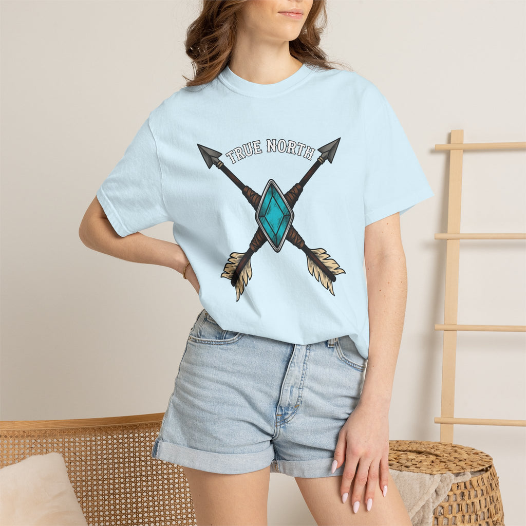 Crossed Arrows Shirt Boho Chic Exploration Gift Women Line Art Tee Arrow T-Shirt Bohemian Fan Illustrated Tshirt Travel Graphic Hand Drawn