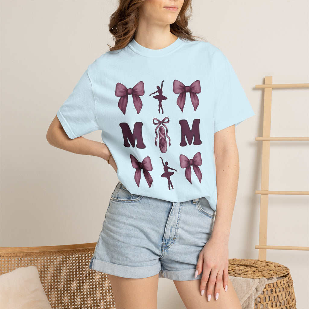 Ballet Dancer Shirt Moms Performance Gift Women Painted Tee Dancer T-Shirt Mom Enthusiast Illustrated Design Show Graphic Tie Tshirt