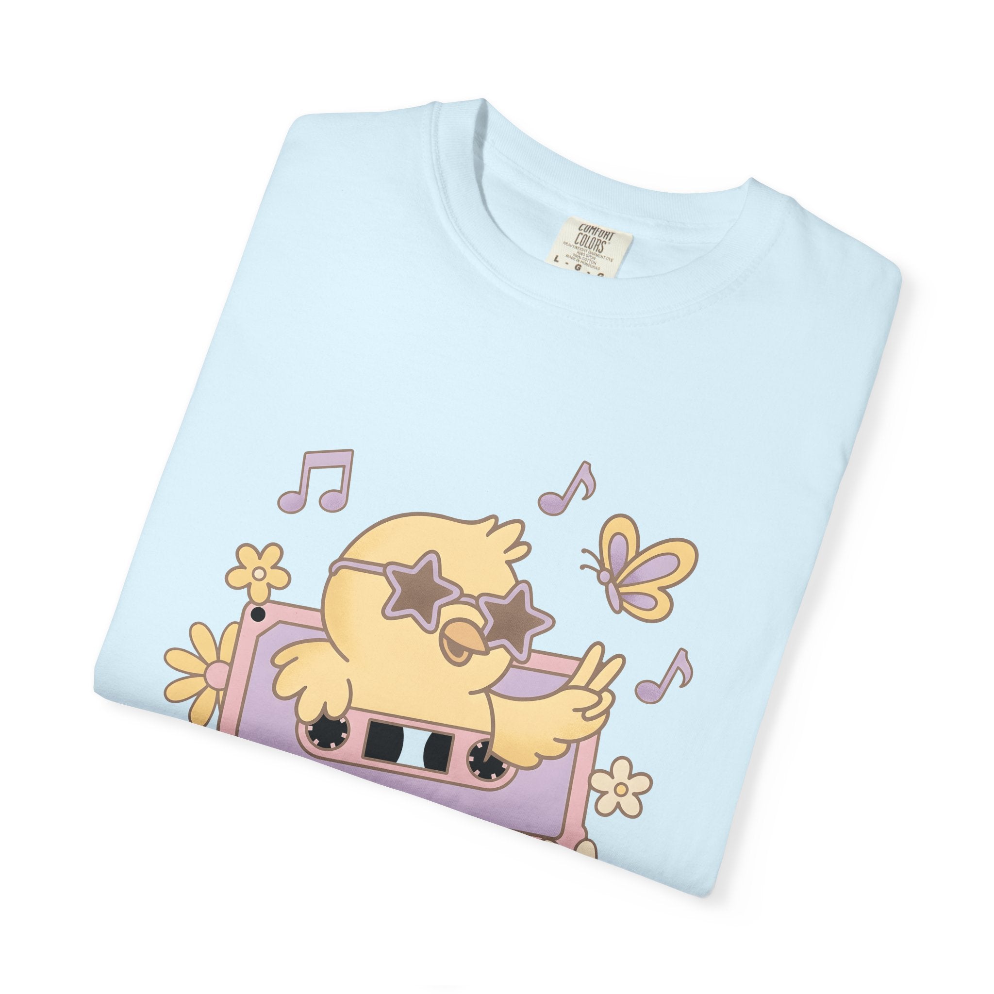 Baby Chick Tape Shirt Easter Nature Gift Women Sweet Tee Chick Tape T-Shirt Easter Fan Hatching Graphic Old School Bloom Tshirt