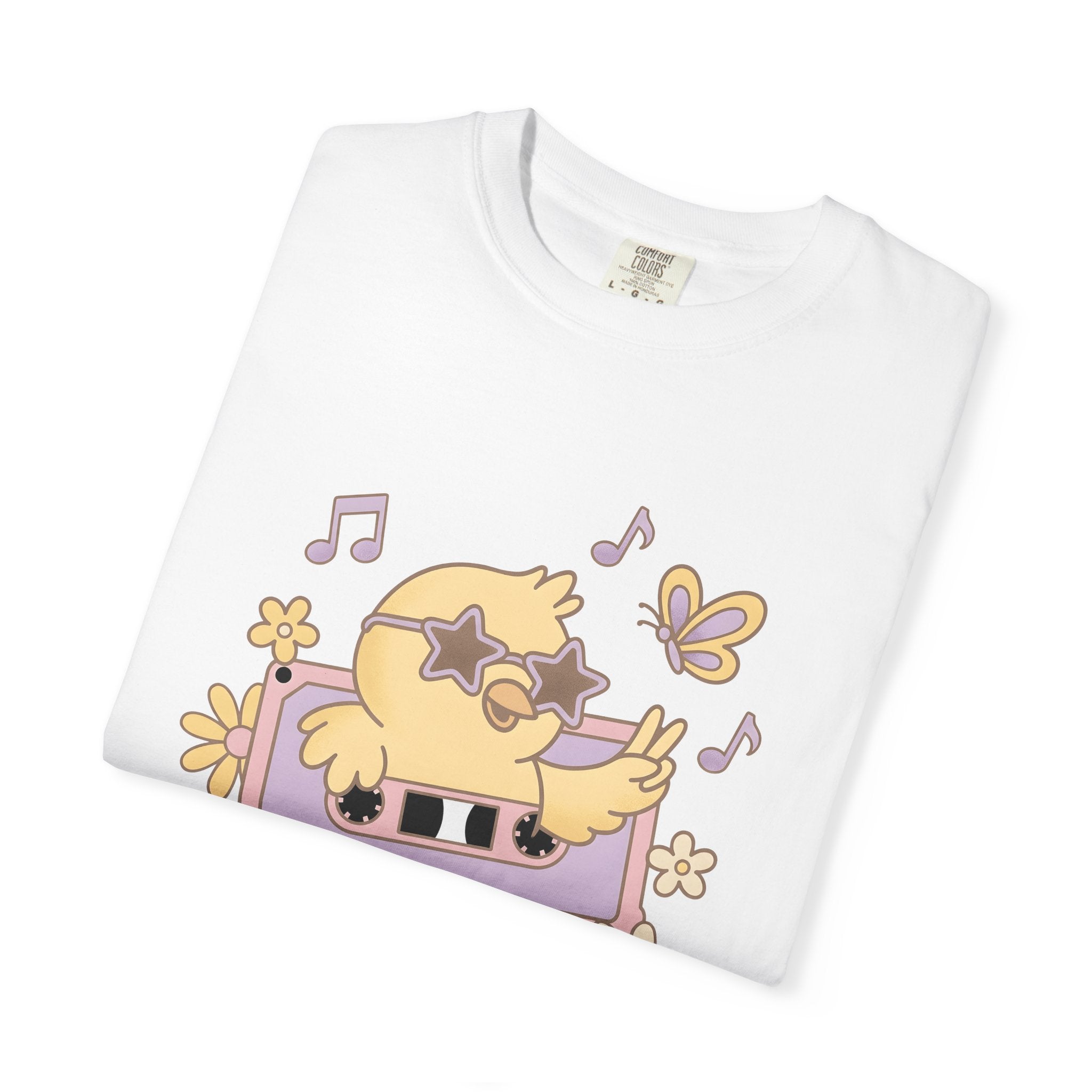 Baby Chick Tape Shirt Easter Nature Gift Women Sweet Tee Chick Tape T-Shirt Easter Fan Hatching Graphic Old School Bloom Tshirt
