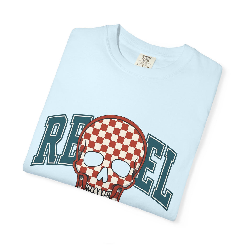 Gingham Skull Shirt America Music Gift Women Pop Art Tee Sugar Skull T-Shirt Patriot Fan Retro Tshirt Melody Graphic Classic Varsity Font