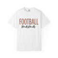 Football Lettering Shirt Moms Athletics Gift Women Chunky Tee Typography T-Shirt Mom Fan Bold Tshirt Sports Graphic Simple Game Theme Tshirt